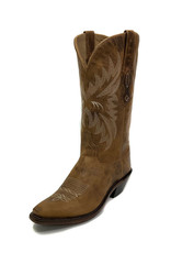 Old West Old West Ladies LF1610 Distressed Tan Snip Toe Western Boots