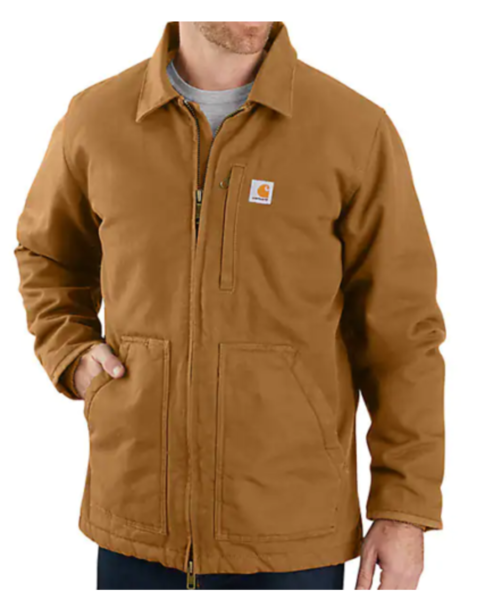 Carhartt Men’s Washed Duck 104293 Sherpa Lined Jacket