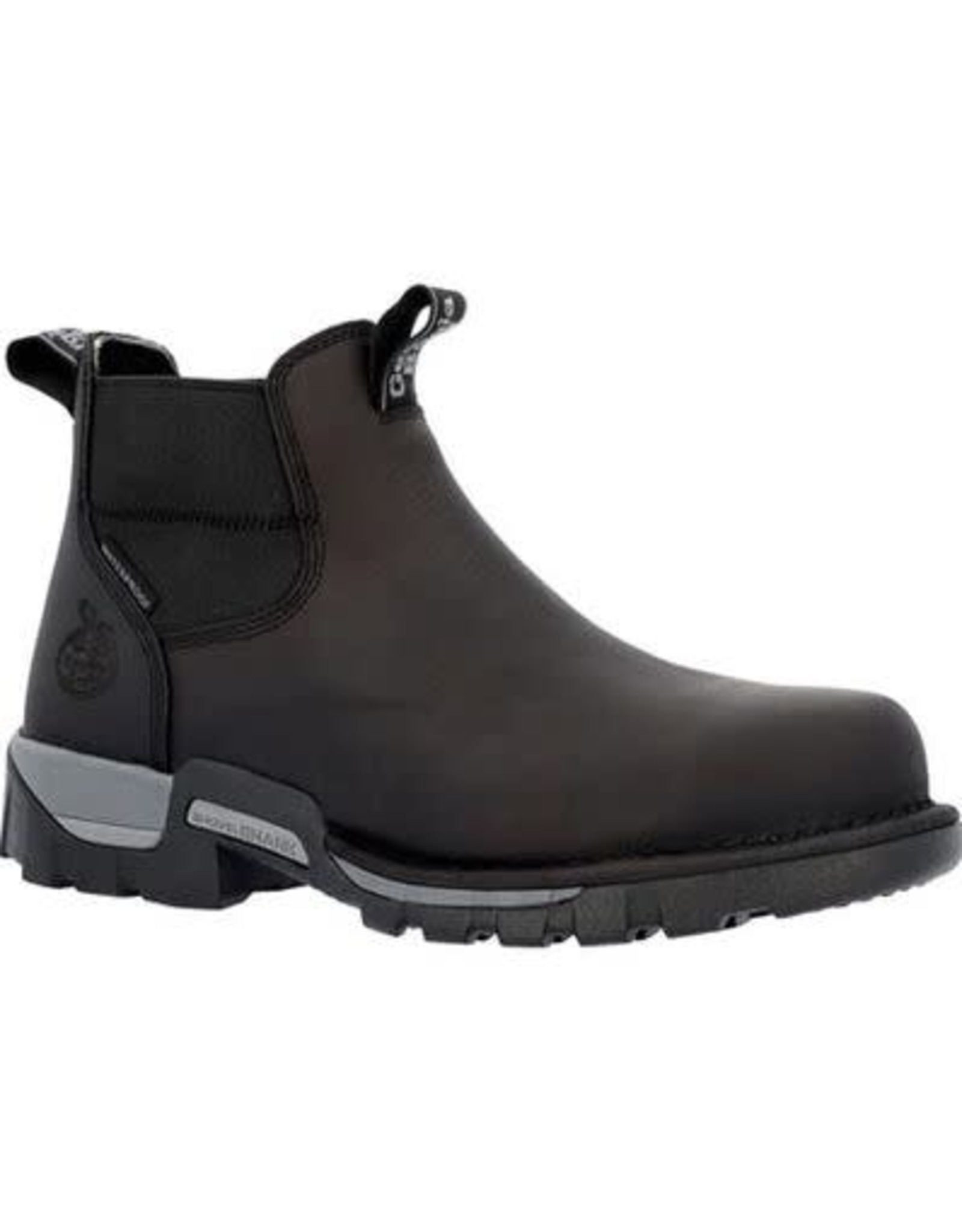 Georgia Boot Men’s Eagle 1 Waterproof Chelsea Black GB00563 Steel Toe Work Boots