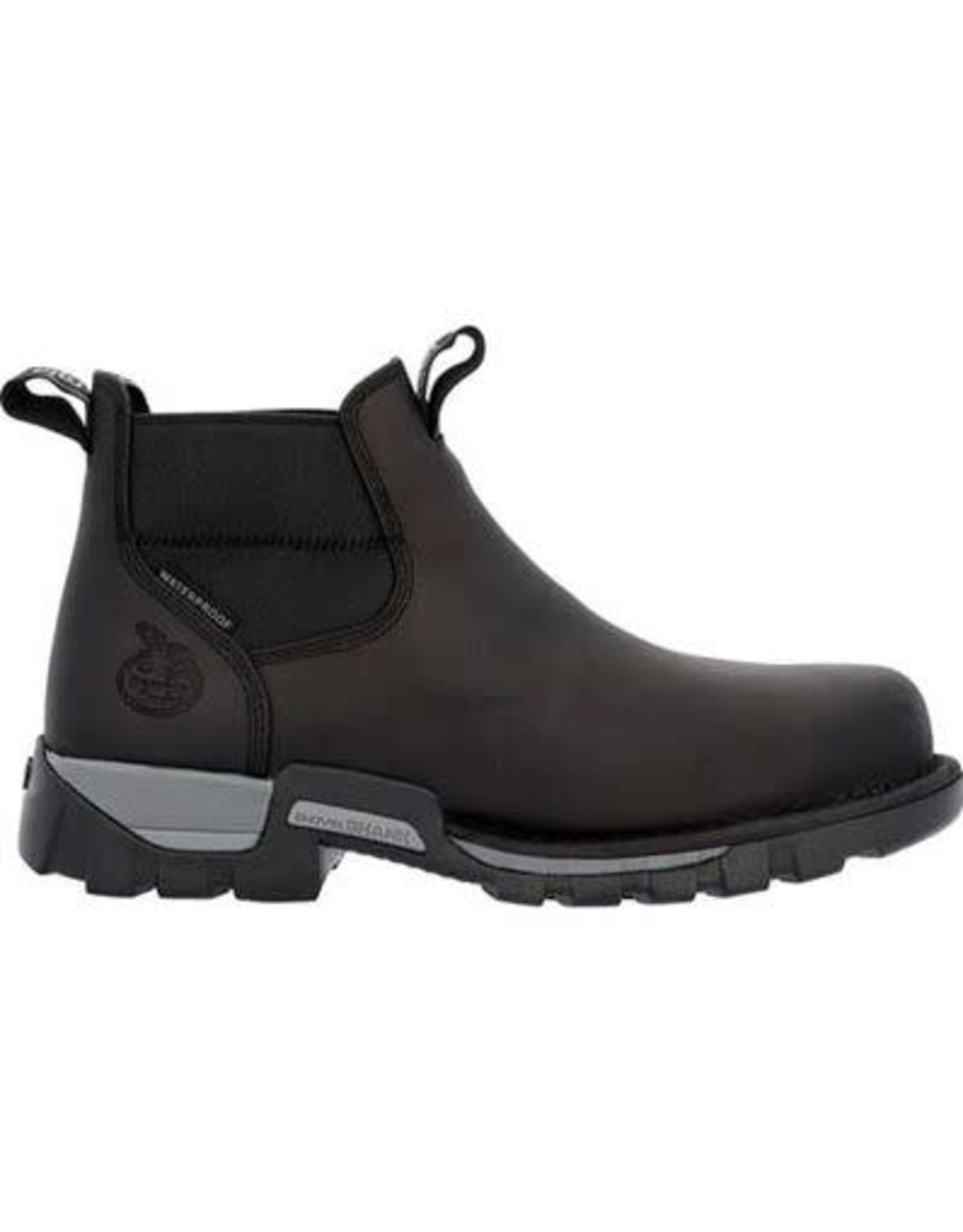 Georgia Boot Men’s Eagle 1 Waterproof Chelsea Black GB00563 Steel Toe Work Boots