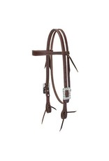 Weaver  Rough Out Oiled Canyon Rose Headstall 10-0750