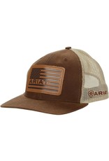 Ariat Ariat American Flag Leather Patch A300008902 Ball Cap
