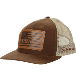 Ariat Ariat American Flag Leather Patch A300008902 Ball Cap