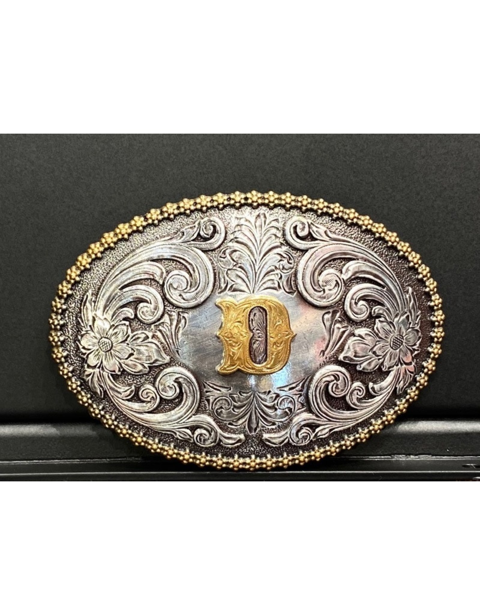 Nocona Nocona D 37072-D Initial Buckle