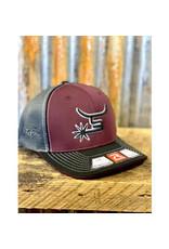 Spin Em Spin Em Wells Burgundy Flexfit Cap S/M