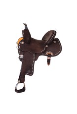 Circle Y  Martha Josey Barrel Saddle 14.5" Seat Medium Tree MJ48-945C-04