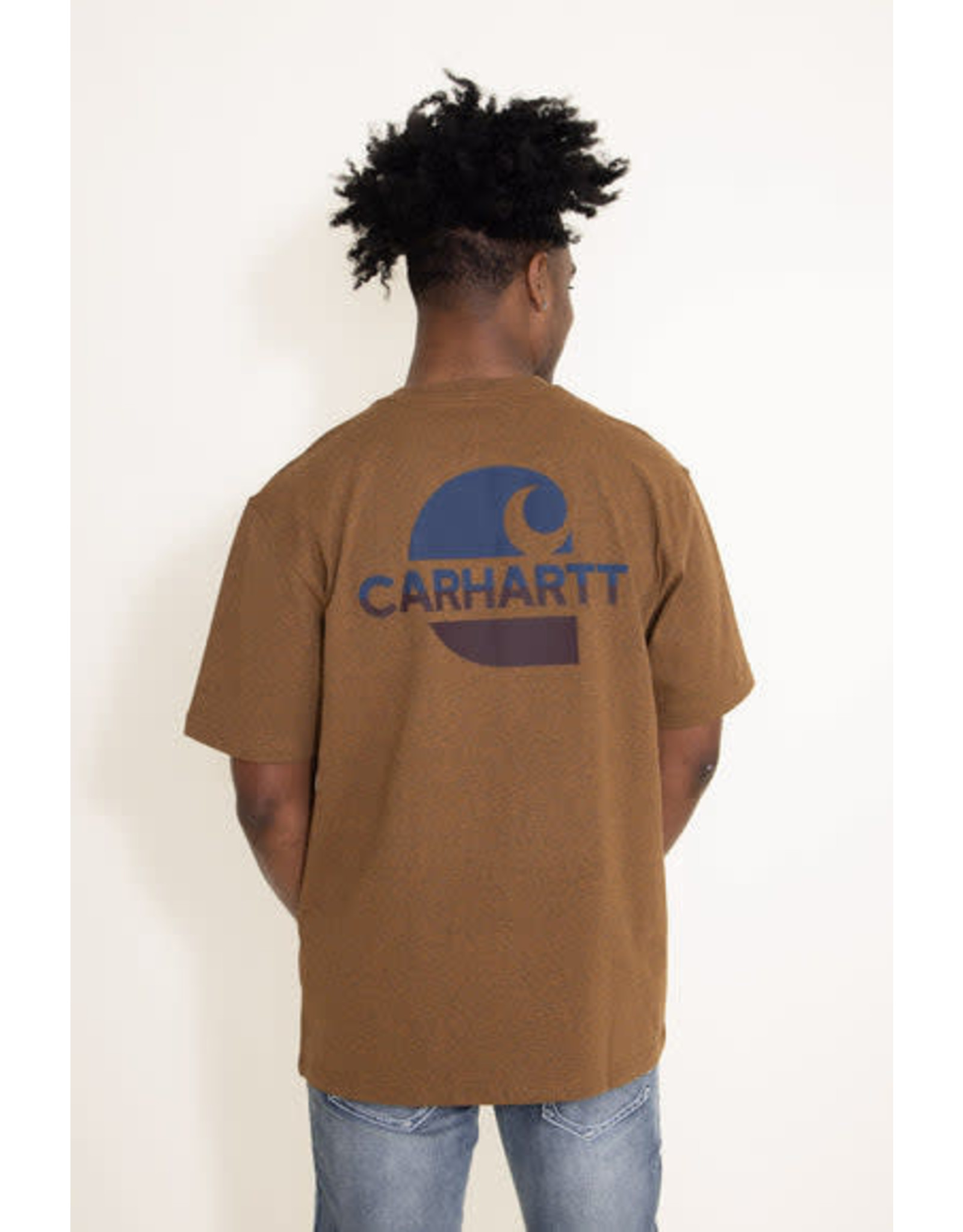 Carhartt Mens 105710-B00 Oiled Walnut Heather Short Sleeve T-Shirt