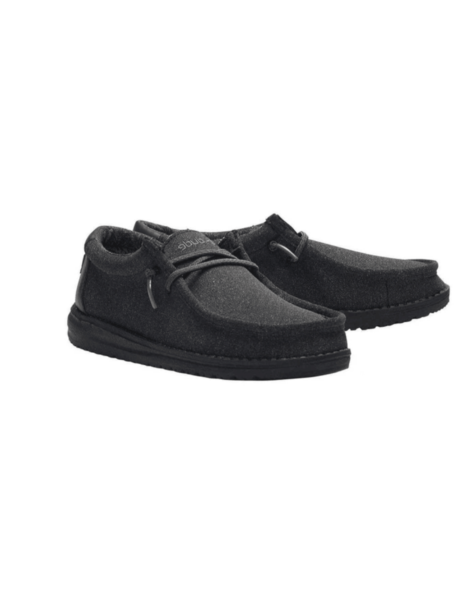 Hey Dude Kids Wally Youth 130134900 Black Casual Shoes