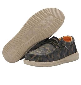 Hey Dude Hey Dude Kids Wally Youth 130131556 Musk Camodino Casual Shoes