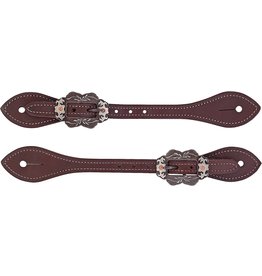 Weaver Weaver Mens Flared Canyon Rose Spur Straps 30-0302