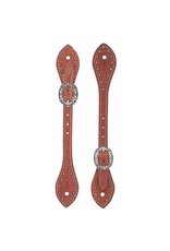 Weaver Mens Flared/Spotted Canyon Rose Spur Straps 30-0301
