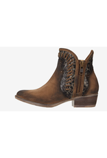 Circle G Ladies Taupe Studs & Woven Bootie  Q0199 Western Booties