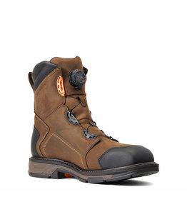 Ariat Men's Workhog XT 8” BOA H2O Chocolate Brown 10038922 Carbon Toe Work Boots