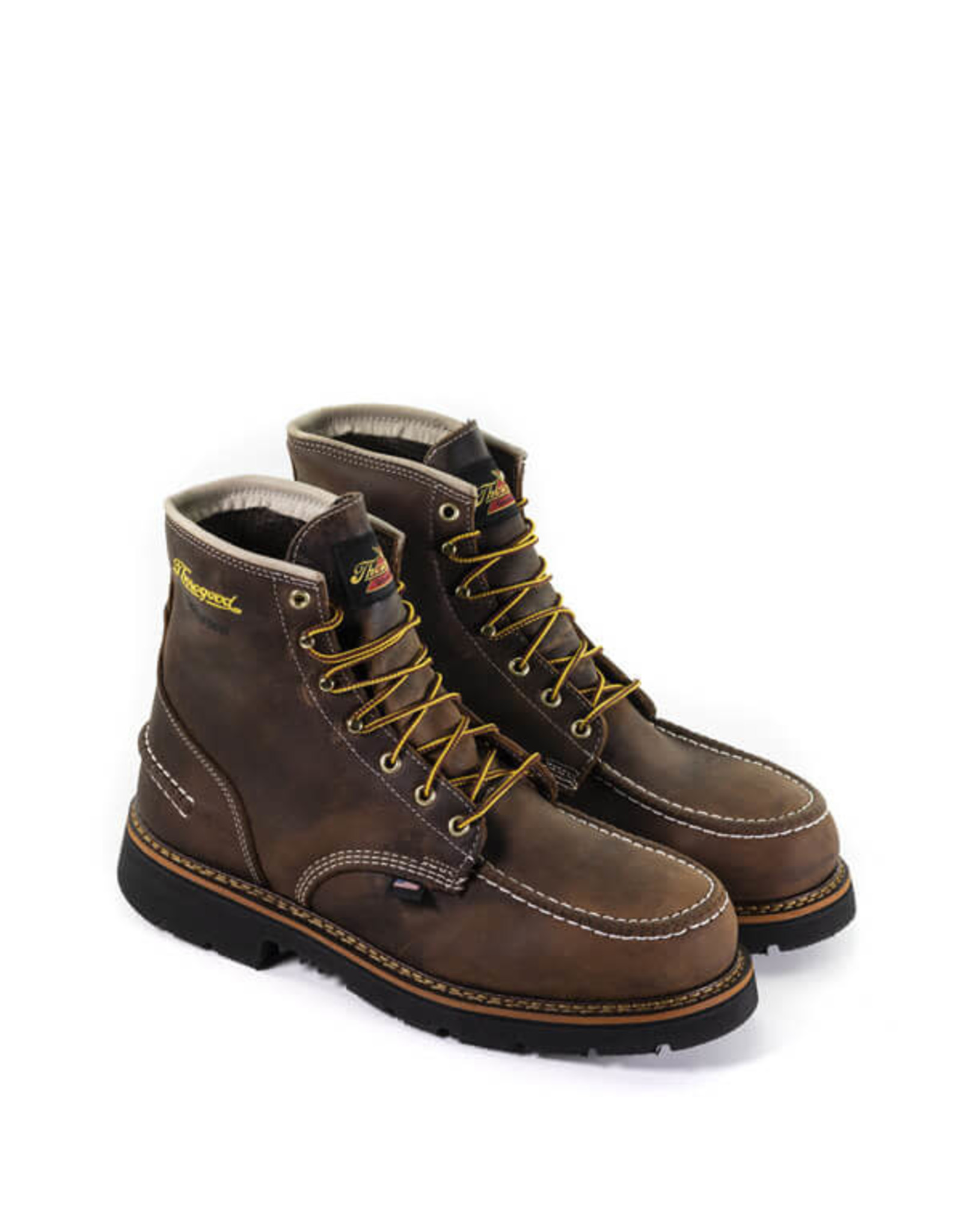 Thorogood Men's 6” 1957 Series Crazyhorse Waterproof Moc Toe  804-3696 Steel Toe Work Boots
