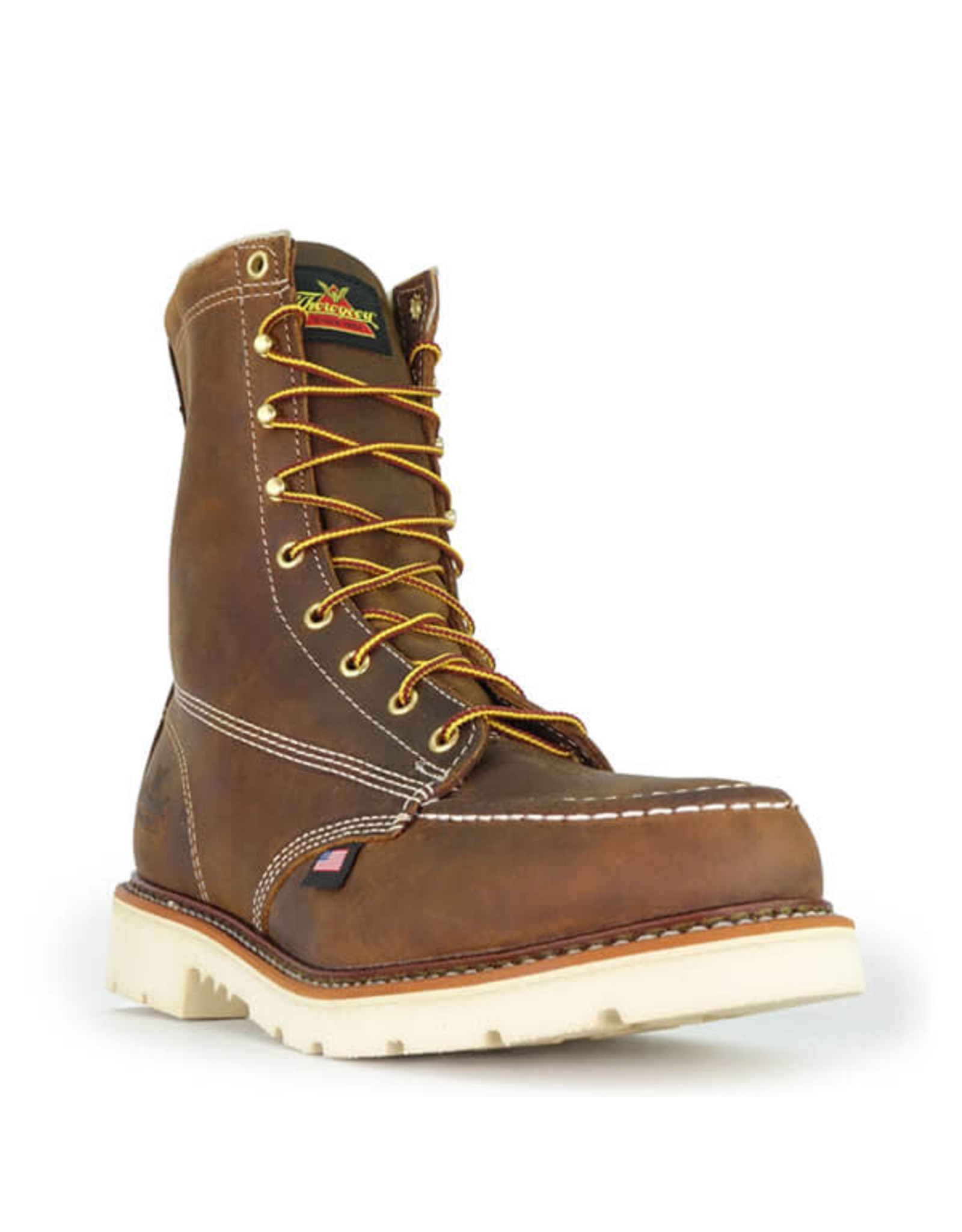 Thorogood Men's American Heritage Crazyhorse 8” Moc Safety Toe  804-4378 Steel Toe Work Boots