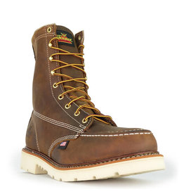 Thorogood Men's American Heritage Crazyhorse 8” Moc Safety Toe  804-4378 Steel Toe Work Boots