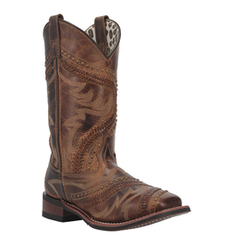 Laredo Laredo Ladies Charli Lace Tan 5893 Western Boots