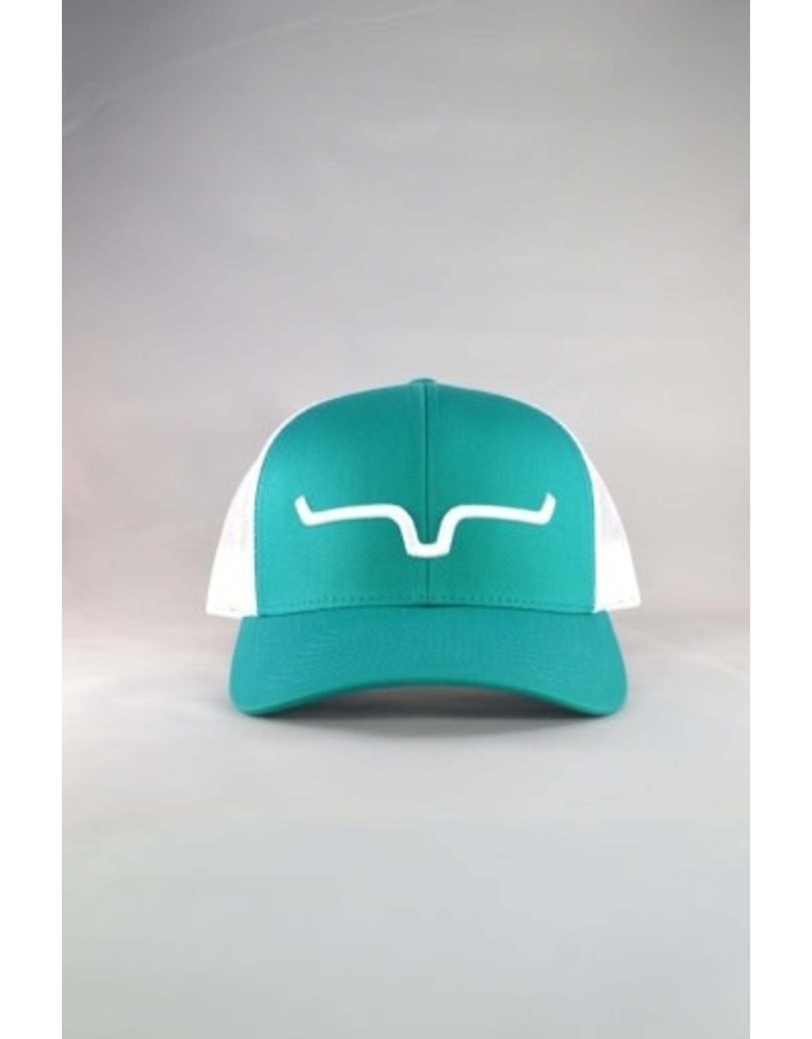 Kimes Ranch Weekly Teal/White Trucker Cap