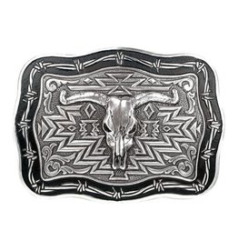 Crumrine Crumrine Longhorn Barbwire Belt Buckle 38026