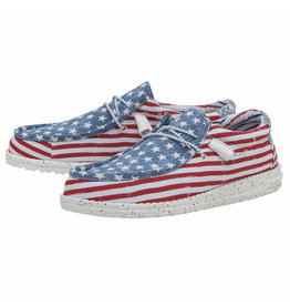 Hey Dude Hey Dude Men's Wally Patriotic Stars and Stripes 40001-9C8 Casual Shoes