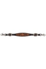Circle Y Dusty Floral Inlay Wither Strap 1019-45-SV