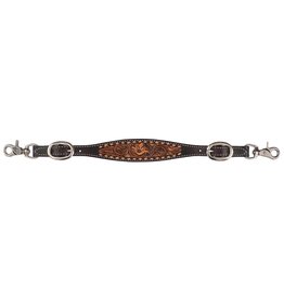 Circle Y Dusty Floral Inlay Wither Strap 1019-45-SV