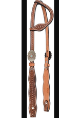 Circle Y  Dawson Tooled Browband Headstall 1034-12-AW