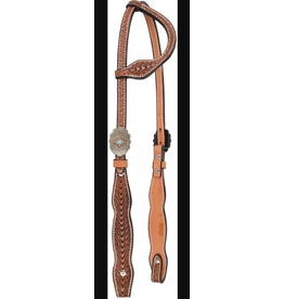 Circle Y Dawson Tooled Browband Headstall 1034-12-AW