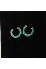 Silver Strike Silver Strike Turquoise Spike Earrings D460013233