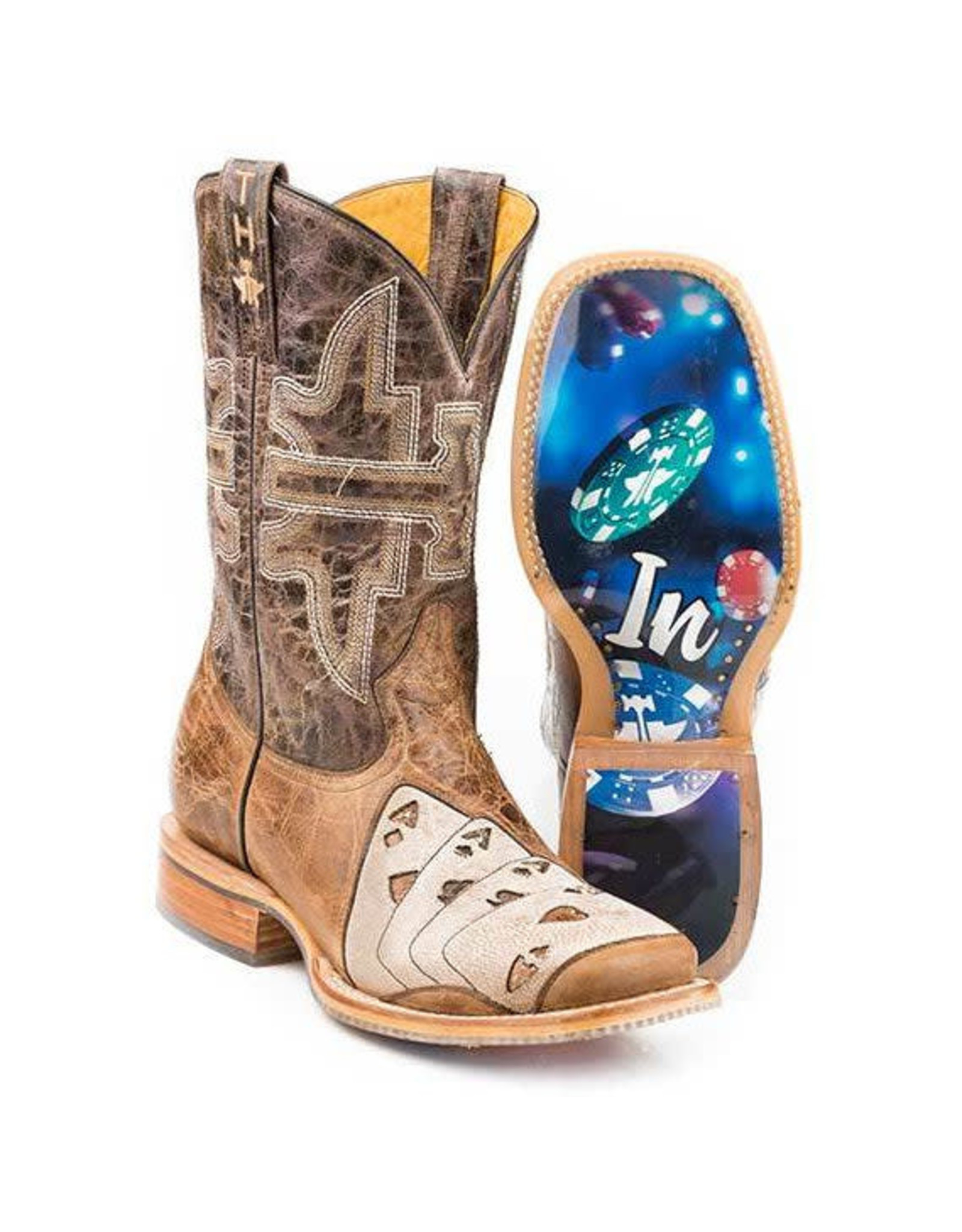 Tin Haul Men’s High Roller Western Boots with All In Sole 14-020-0007-0360