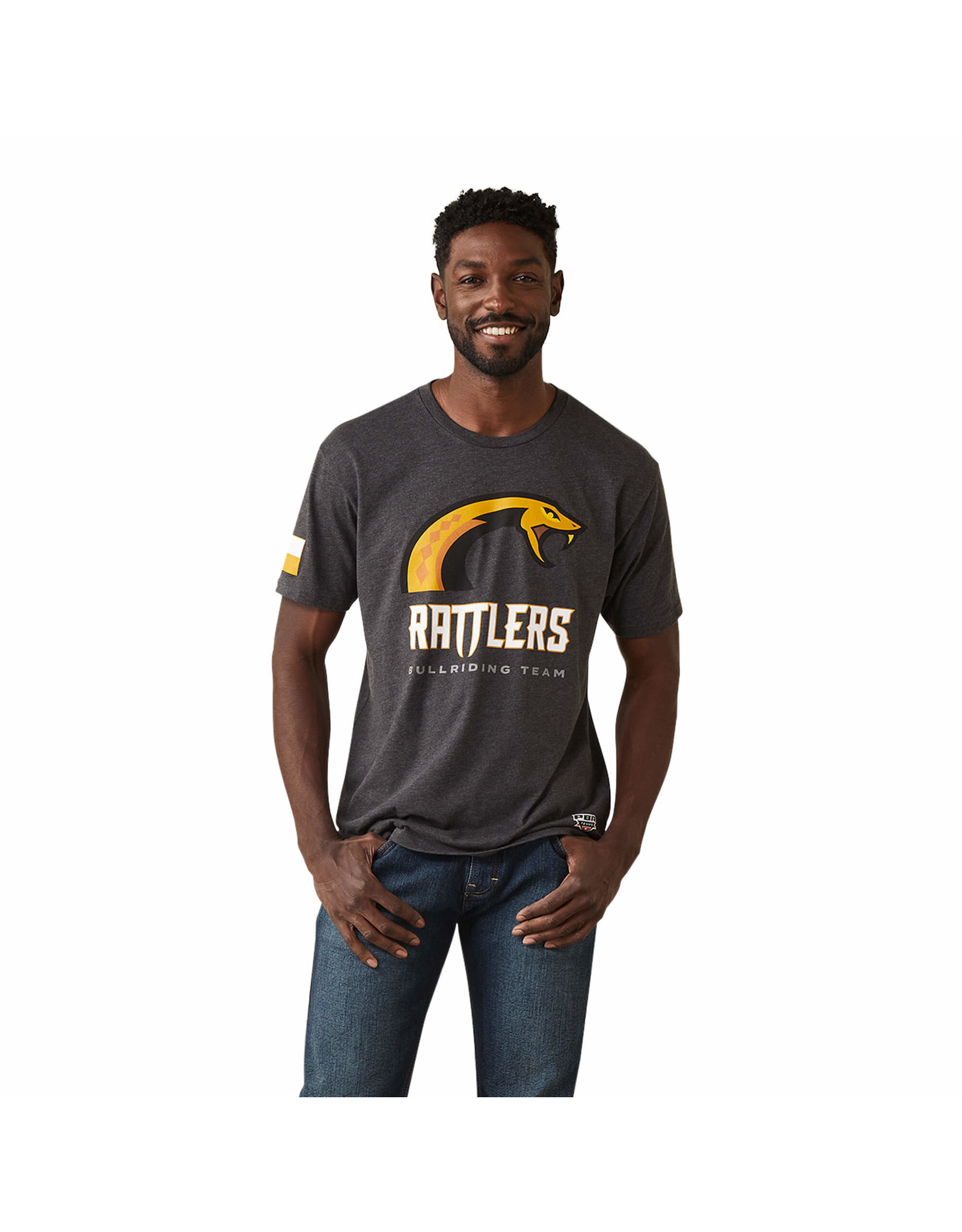 Ariat Ariat Men's Texas Rattlers 10043293 Dark Grey T-Shirt