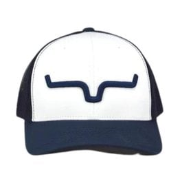 Kimes Ranch Kimes Ranch Weekly Trucker White/Navy Brim Cap