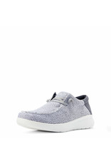Ariat Men's Hilo Stretch Lace Distressed White/Dark Grey 10044585 Casual Shoes Closeout