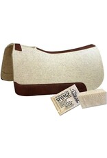 5 Star Equine Products 5 Star Equine Products Western Contoured 1” 30x30 Natural 1WN Wool Pad