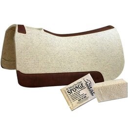 5 Star Equine Products 5 Star Equine Products Western Contoured 1” 30x30 Natural 1WN Wool Pad