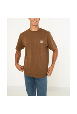 Carhartt Mens Work K87-BOO Oiled Walnut Heather T-Shirt
