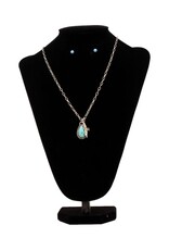 Blazin Roxx Silver Striker Thunderbird Necklace Set D450020536