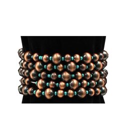 Blazin Roxx Blazin Roxx Copper Bead Bracelet Set 30920