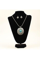 Blazin Roxx Blazin Roxx Turquoise Concho Necklace 29133