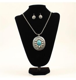 Blazin Roxx Turquoise Concho Necklace 29133