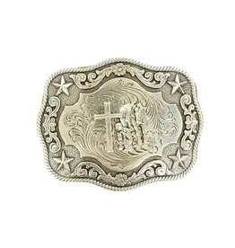 Nocona Nocona 3798659 Praying Cowboy Buckle