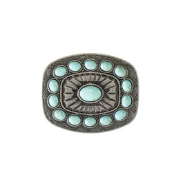 Blazin Roxx Blazin Roxx Turquoise Stone Buckle 37903