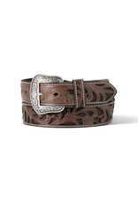 Ariat Ariat Brown Tooled With Inlay Belt A1565002