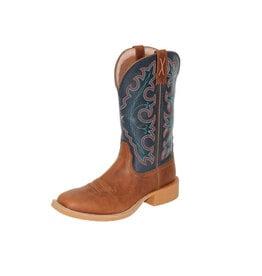 Twisted X Ladies Roasted Pecan/Navy Blue  WXTR004 Cellstretch Western Boots