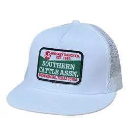 Whiskey Bent Hat Co. Whiskey Bent Hat Co. Icy White Southern Cattle Trucker Cap