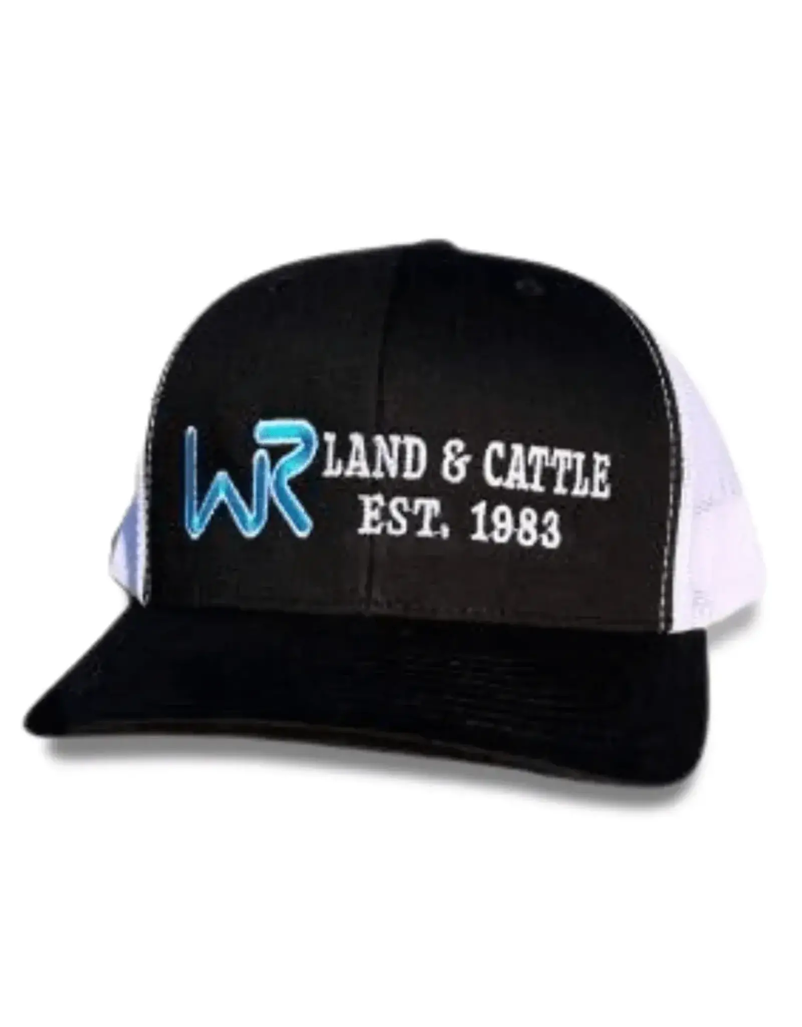 Whiskey Bent Hat Co. Whiskey Bent Hat Co. WR Land & Cattle Black/Teal Trucker Cap