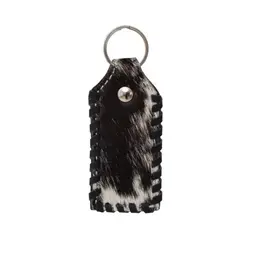 Circle Y Circle Y Cowhide Rectangle Keychain KC1016