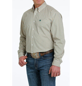 Cinch Men's Creamsicle Long Sleeve Shirt MTW1105557WHT