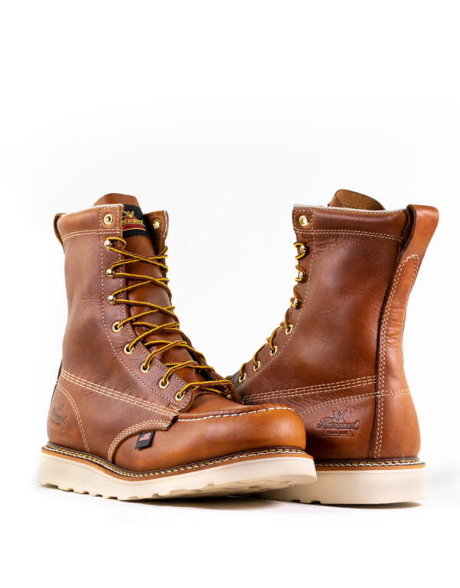 Thorogood Men's American Made  8” Moc Safety Toe  804-4208  Steel Toe Work Boots