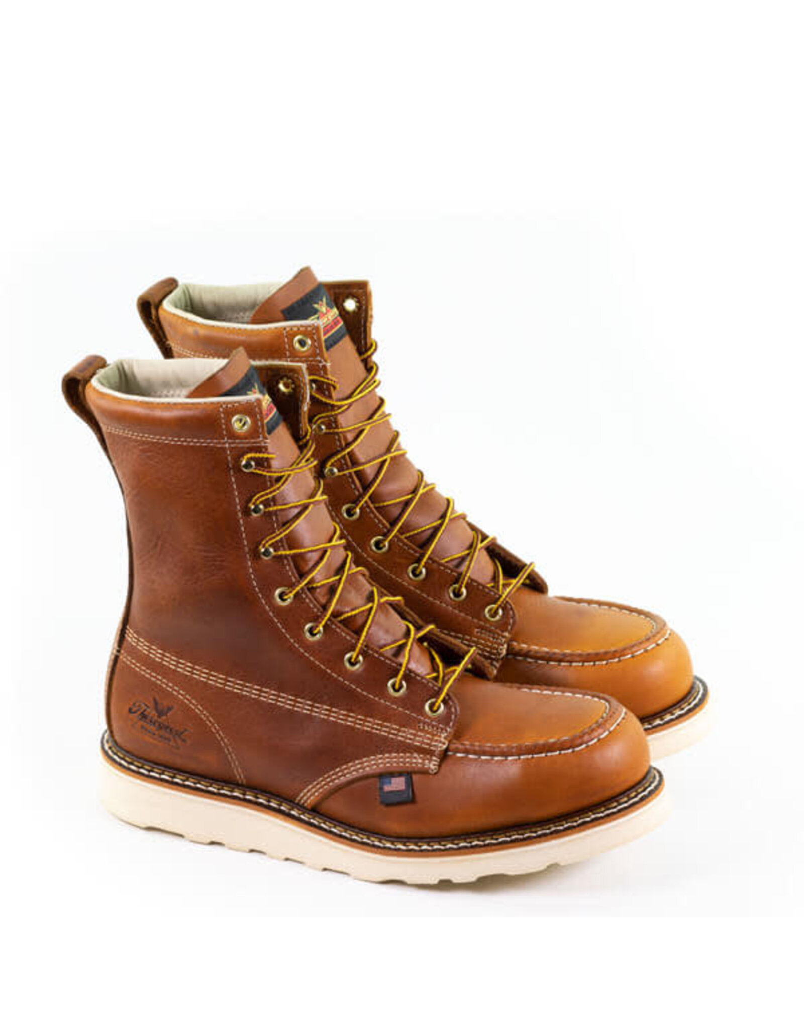 Thorogood Men's American Made  8” Moc Safety Toe  804-4208  Steel Toe Work Boots